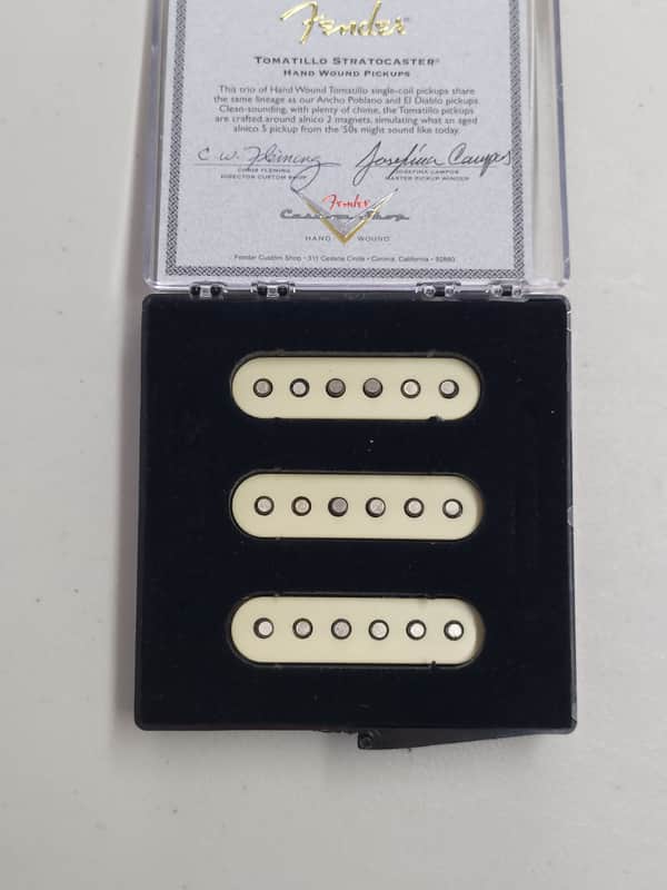 2000's Fender Custom Shop Josefina Campos Hand Wound Tomatillo Stratocaster Plus Pickups - Never Used - COA image 1