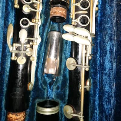 Rene Duval Wood Soprano Clarinet Wood, Italy, Intermediate level, Good Condition image 2