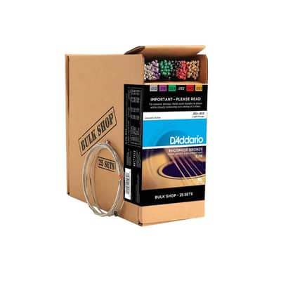 D'Addario EJ16 Phosphor Bronze Acoustic Guitar Strings, Light, 12-53 image 3