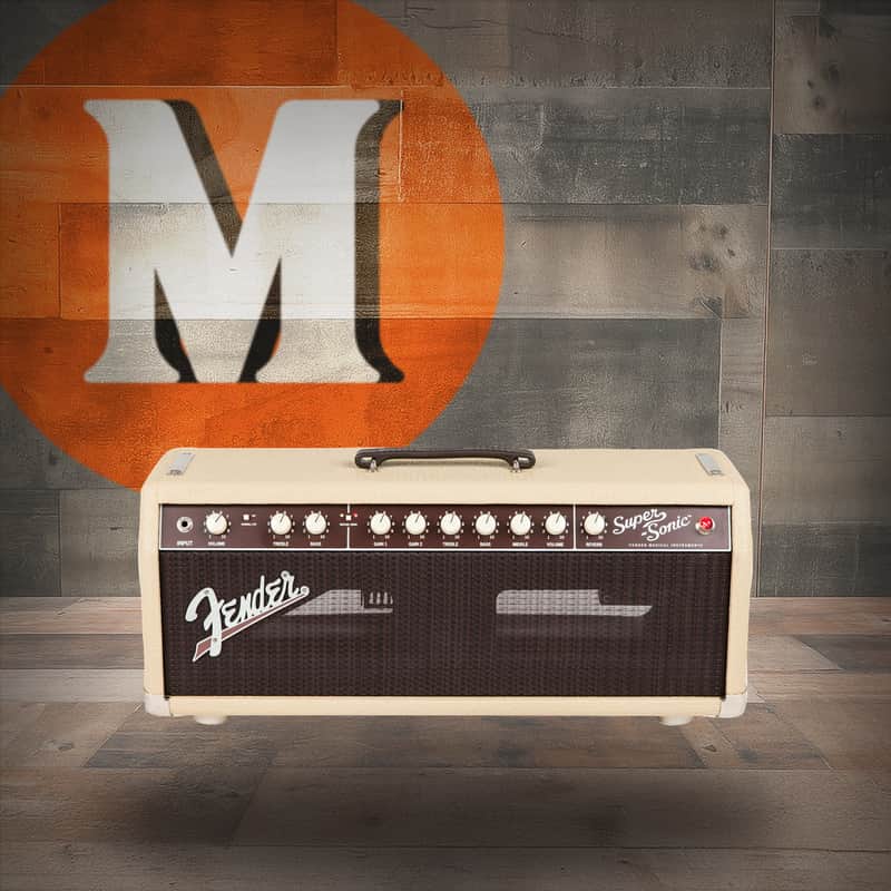 Fender Super-Sonic 22 2-Channel 22-Watt Guitar Amp Head | Reverb
