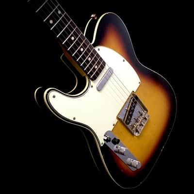 LEFTY! TL62 Vintage Custom Relic USA Double Bound Aged Sunburst Left Tele Guitar Kuwabara 7.7 lb HSC image 11