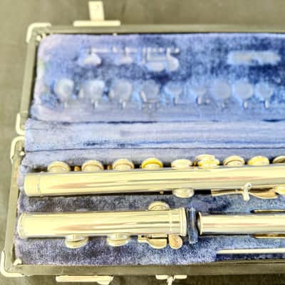 Vintage Gemeinhardt M2S Semi-Pro Solid Silver Flute - Closed Hole- 1969-1972 - Freshly Serviced by John Butler image 5