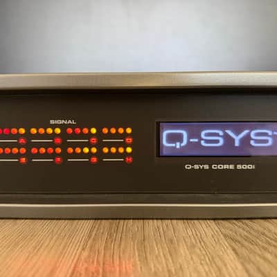 Processor DSP QSC Q-SYS Core 500i + Carte Dante + AES + 4x Line Out image 4