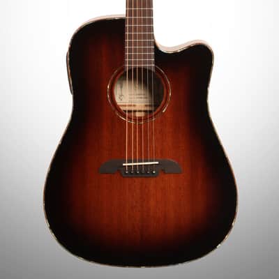 Alvarez MDA66CESHB Masterworks Dreadnought Acoustic-Electric Guitar, Sunburst image 1