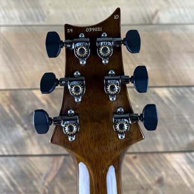 PRS Wood Library Custom 24 Semi-Hollow Flame Maple 10 Top Korina Body/Neck Ebony FB - Livingston Lemondrop 391121 image 11