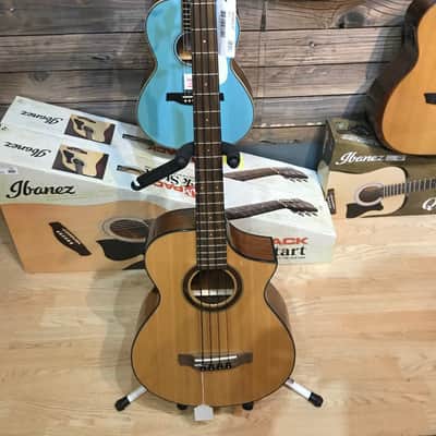DEMO Ibanez AEWB32NT Acoustic/Electric Bass 2019 Natural image 2