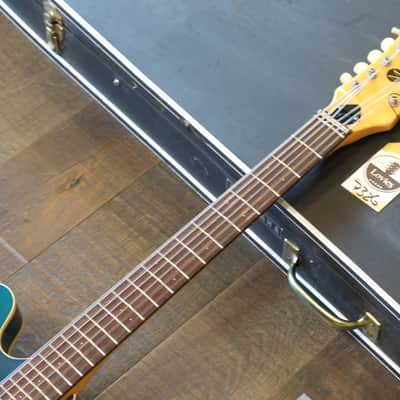 Vintage! 1967 Mosrite Celebrity XII 12-String Hollowbody Electric Guitar Blue + Case image 3