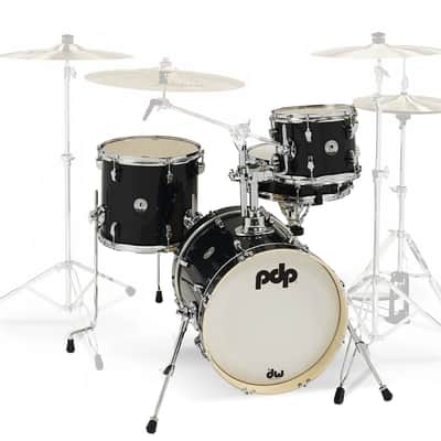 PDP New Yorker 4 Piece Shell Pack 16/10/13/14 - Black Onyx Sparkle - PDNY1604BO image 1