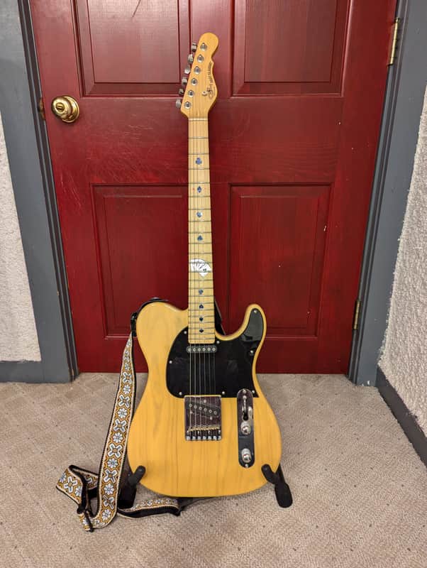 G&L Tribute Series ASAT Classic with Maple Fretboard 2010 - Present Butterscotch Blonde image 1