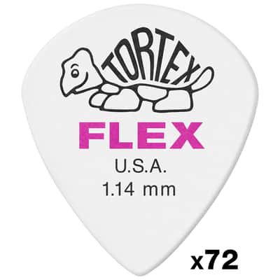 466R114 Tortex Flex Jazz III XL 1,14 mm Sachet de 72 Dunlop image 1
