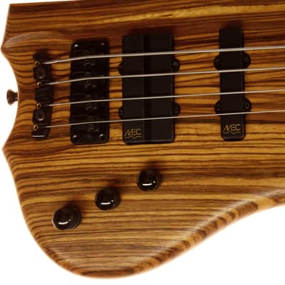 Warwick Infinity SN Set Neck 4-String Bass - Zebrano x Ovangkol image 5
