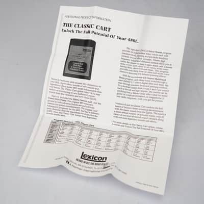 Lexicon Lexicon 480L Classic Cartridge V1.00 image 6