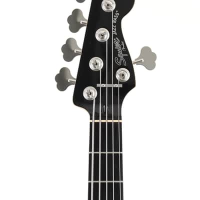 Squier Deluxe Jazz Bass Active V Black Modified, Manufactured in 2018 [ICS18133644] (08/19) image 10