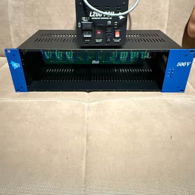 API 500VPR 10-Slot 500 Series Rack with L200 PSU 2019 - Present - Black image 1