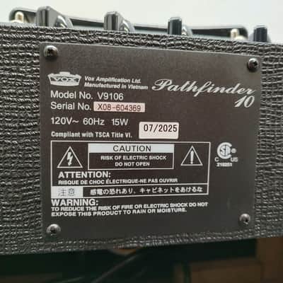 Vox Pathfinder 10 10-Watt 1x6.5" Guitar Practice Amp 2002 - Present - Black image 5