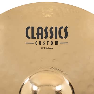 Meinl Classics Custom Brilliant 18" Thin Crash CC18TC-B image 4