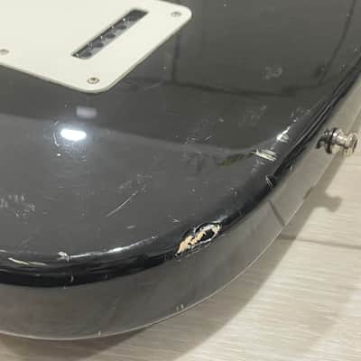 1994 Fender Mexico Black Label Squier Stratocaster only 7 pounds 2 oz! image 11