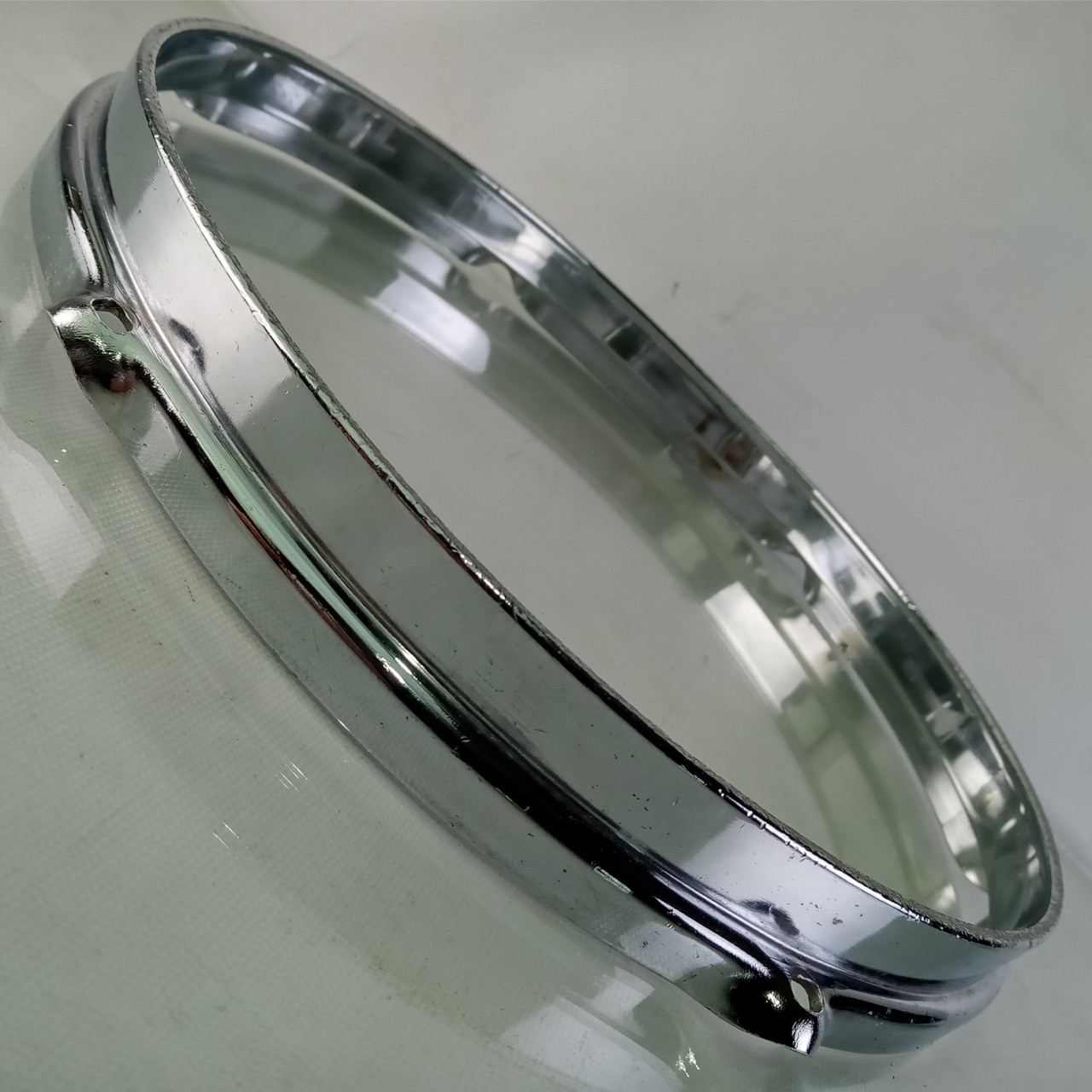 Yamaha 12" Aluminum 6Lug Power Hoop Tom Drum Batter Rim Maple Custom Mark1 Japan — main photograph