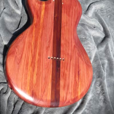 Babik Custom Telecaster Style body, Les Paul shape, Canary wood on Cedar, Light Weight, Handmade 2026 image 2