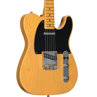 Fender American Vintage II 1951 Telecaster Electric Guitar (with Case), Butterscotch Blonde image 1