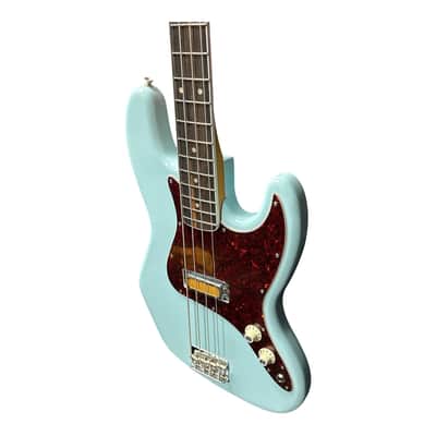 Fender "Gold Foil" Jazz, Sonic Blue w/ Ebony *IN STOCK* image 5