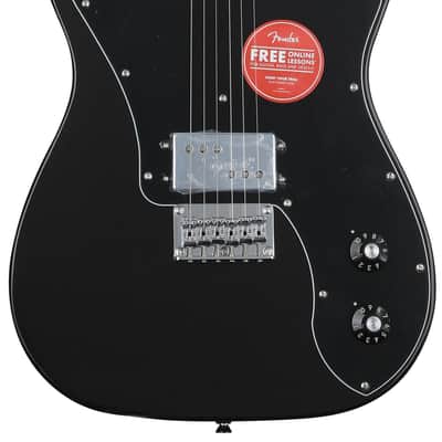 Squier Paranormal Esquire Deluxe Solidbody Electric Guitar - Metallic Black image 1