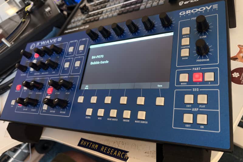 Groove Synthesis 3rd Wave 8M 8-Voice Desktop Synthesizer 2025 - Present - Blue image 1