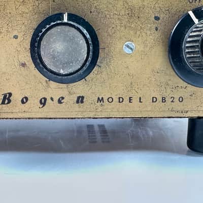 David Bogen DB20 DF 1950s 20-watt Mono Tube Receiver/Amplifier image 6