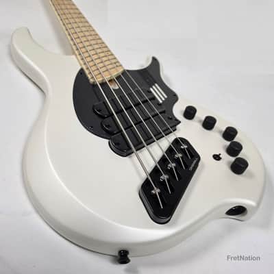 Dingwall NG3 5-String Ducati White Fanned Fret Multi-Scale - 9.06lbs #21063 image 8