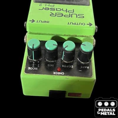 Boss PH-2 Super Phaser (Silver or Black Label) 1988 - 2000 - Green - X17885 image 3