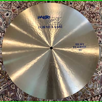 Paiste Vault Release 0115: Formula 602 Blue Label 20" Heavy FlatRide Flat Ride COLLECTOR GRADE HOLY GRAIL GEM! image 3