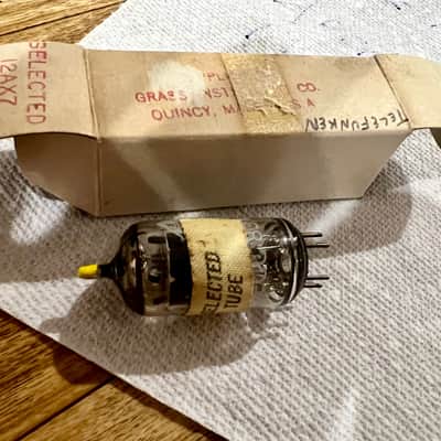 Rare yellow tip Telefunken Ecc83 12ax7 - 803s Special Labratory Select Medical image 3