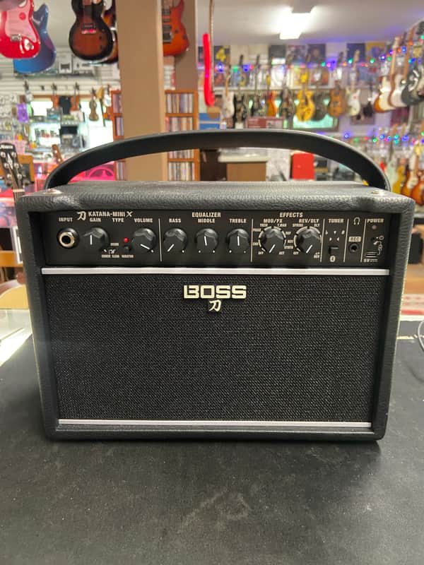 Boss Katana-Mini X 10-Watt 1x5" Digital Modeling Guitar Combo 2024 - Present - Black image 1