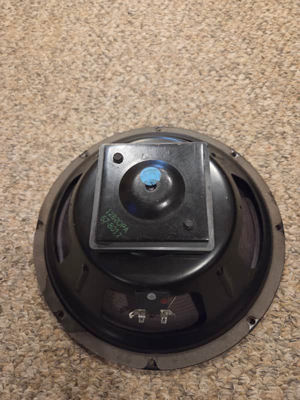 1980 Eminence 12 inch Squareback Guitar Speaker - 12820PA - 8 ohm image 1