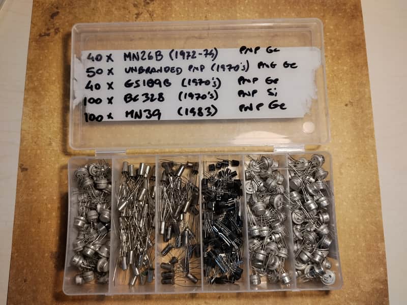 330 pcs vintage germanium transistors for fuzz pedals image 1