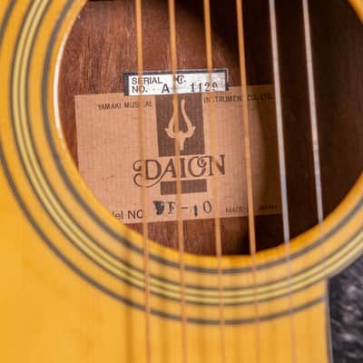 Daion YF-10 Acoustic Six String (built by Yamaki) image 19