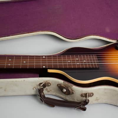 Gibson  EH-100 Lap Steel Electric Guitar (1938), ser. #DGE-2913, original hard shell case. image 14