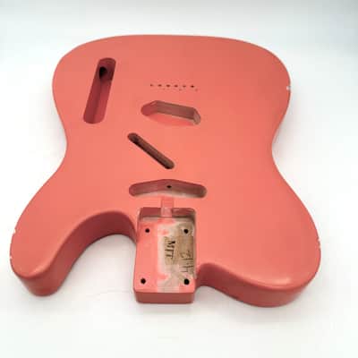 MJT Telecaster Body Alder Relic Nitro Faded Fiesta Light mjt6713 image 4