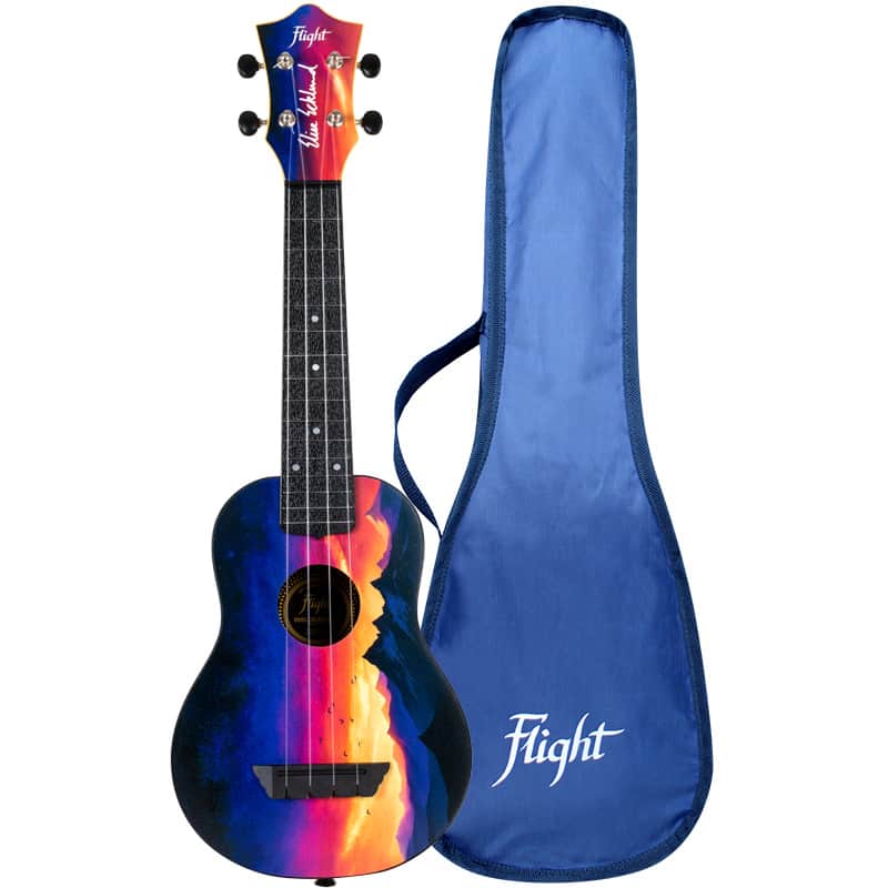 Flight TUS-EE SUNSET Elise Ecklund Signature Travel Soprano Ukulele New - Sunset image 1