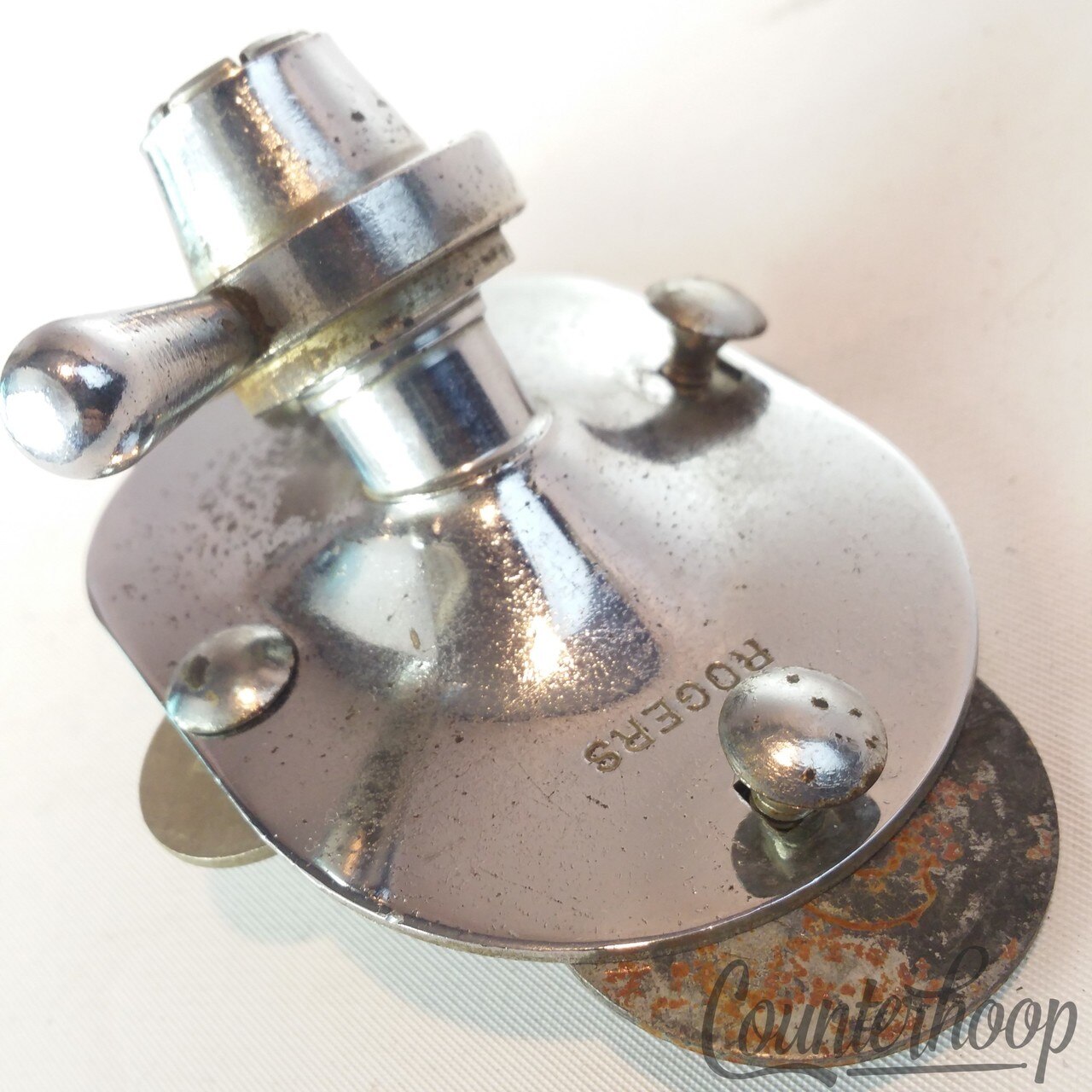 Rogers Swivomatic Bass Drum Tom Arm Receiver/Cymbal/Spur Mount Holiday Cleveland — main photograph