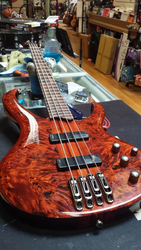 Ibanez BTB780PB CN Electric Bass Guitar with Magnetic & Piezo Pickups! 2008 Charcoal Brown image 1