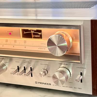 ✨ Pioneer SX-780 Vintage Stereo Receiver – Serviced, Warm LED Lamps, Wood Case, Tested – BVA image 8