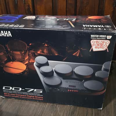 Yamaha DD-75 8-Pad Portable Electronic Drum Kit 2017 - Present - Black