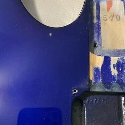 1990 Japan Fujigen Ibanez RG570 Jewel Blue Guitar Body Edge Tremolo Ready image 10