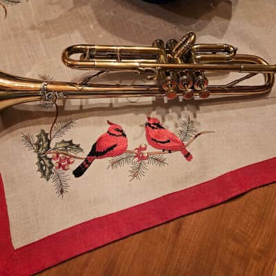 Bb trumpet with emblem of British Royal Artillery image 6