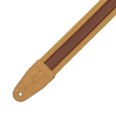 Levy's MC2CG 2-inch Cotton Combo Guitar Strap – Tan image 2