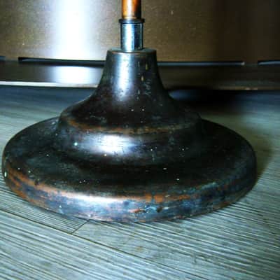 Vintage RARE 1920's brass model microphone floor stand Atlas Shure Electro Voice RCA image 9