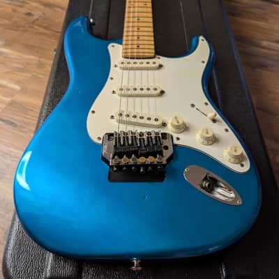 Fender Contemporary Stratocaster Electric Guitar SSS Japan Mid 1980s Lake Placid Blue W/HSC image 4