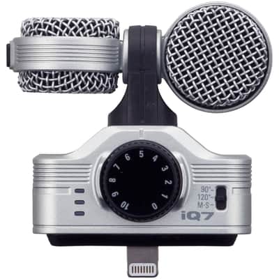 Zoom iQ7 Compact iOS Lightning Mid-Side Condenser Microphone image 1