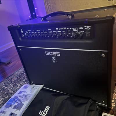 Boss Katana-Artist MkII 100-Watt 1x12" Digital Modeling Guitar Combo Bundle with GA-FC, FV-500H Pedal, Cover, and Original Box image 4